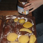Geschneckte backen Krapfen